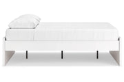 Onita White Queen Platform Bed from Ashley - DMV Furniture