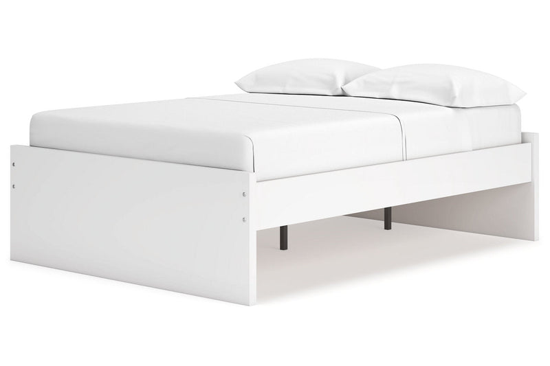 Onita White Full Platform Bed from Ashley - DMV Furniture