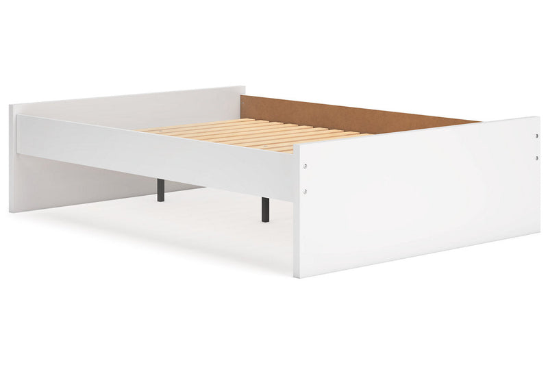 Onita White Full Platform Bed from Ashley - DMV Furniture