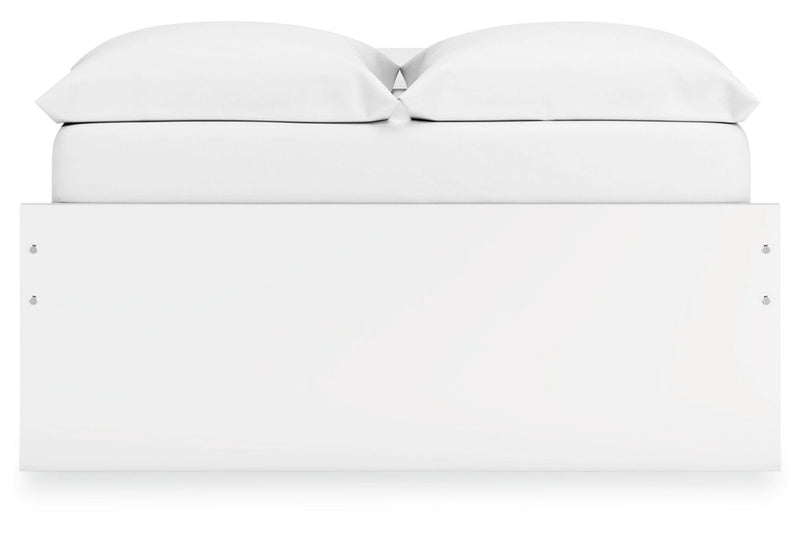 Onita White Full Platform Bed from Ashley - DMV Furniture