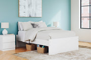 Onita White Full Platform Bed from Ashley - DMV Furniture