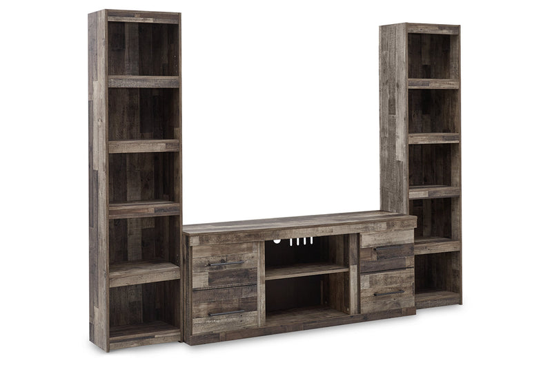 Derekson Multi Gray 3-Piece Entertainment Center -  Ashley - DMV Furniture