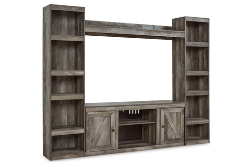 Wynnlow Gray 4-Piece Entertainment Center -  Ashley - DMV Furniture