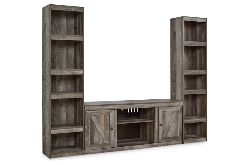 Wynnlow Gray 3-Piece Entertainment Center -  Ashley - DMV Furniture