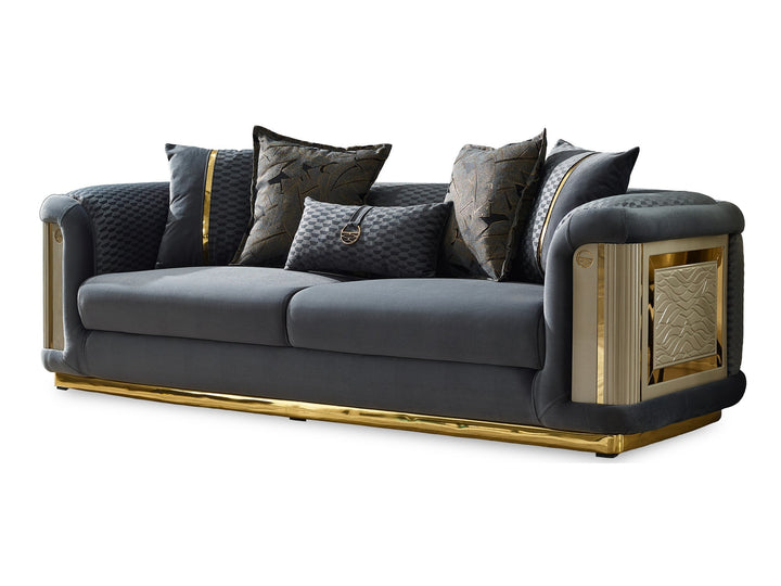 Elegance 93" Wide Square Arm Sofa