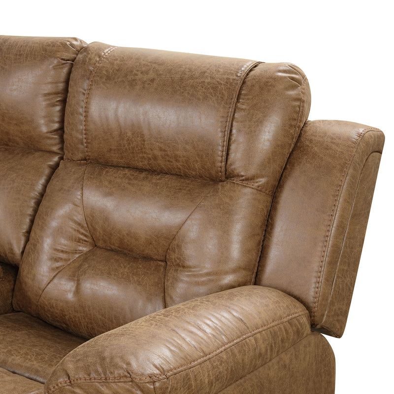 Ezekius Brown Sofa