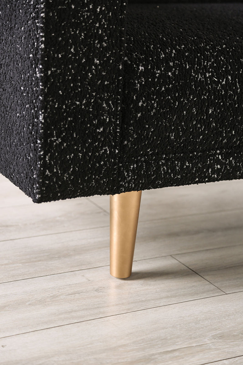 Elverum Black Sofa