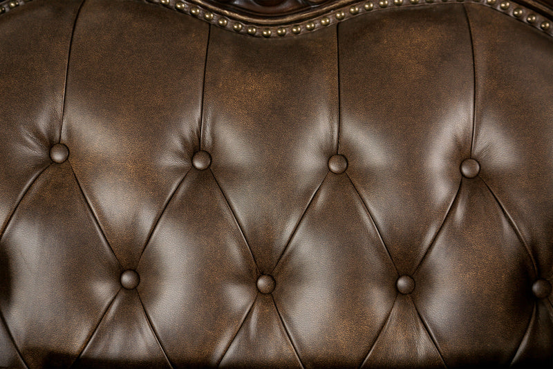 Ensenada Dark Cherry/Brown Sofa