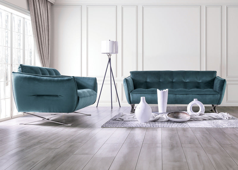 Civellutino Teal Sofa