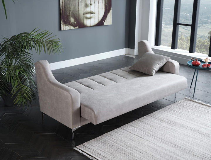 Livia 3 Seat Sleeper  Sofa (Melson Grey)