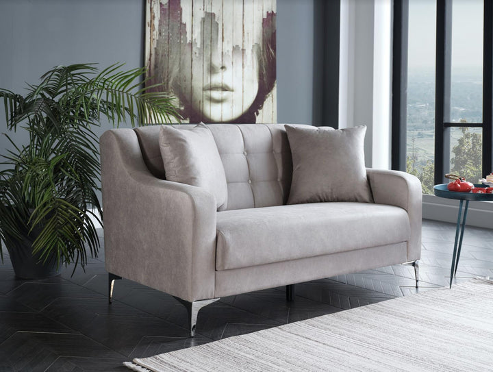 Livia Loveseat (Melson Grey)