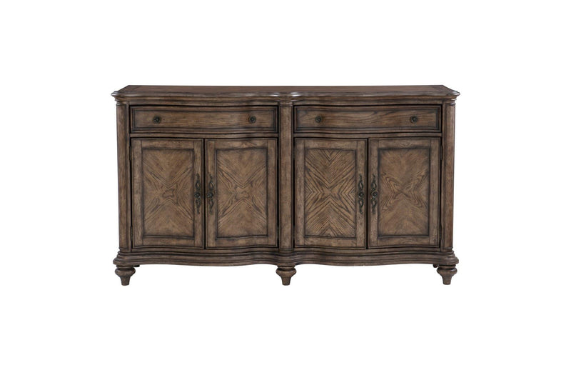 Heath Court Buffet In Brown Oak Traditional | Homelegance