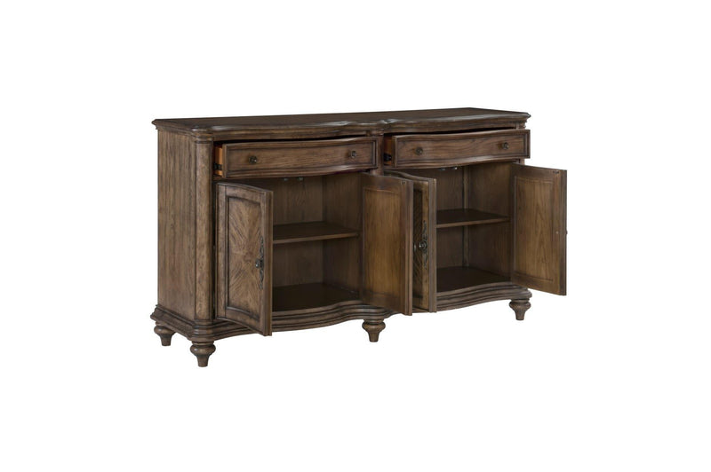 Heath Court Buffet In Brown Oak Traditional | Homelegance
