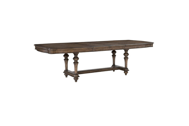 Heath Court Dining Table In Brown Oak Traditional | Homelegance