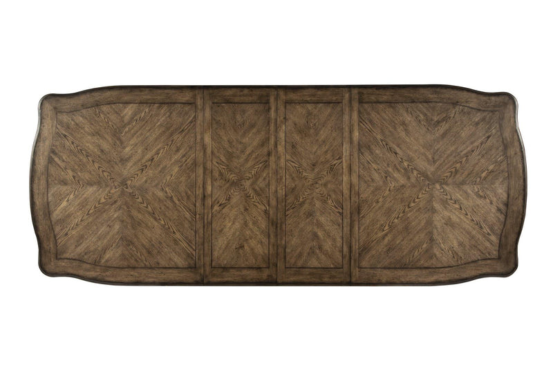 Heath Court Dining Table In Brown Oak Traditional | Homelegance