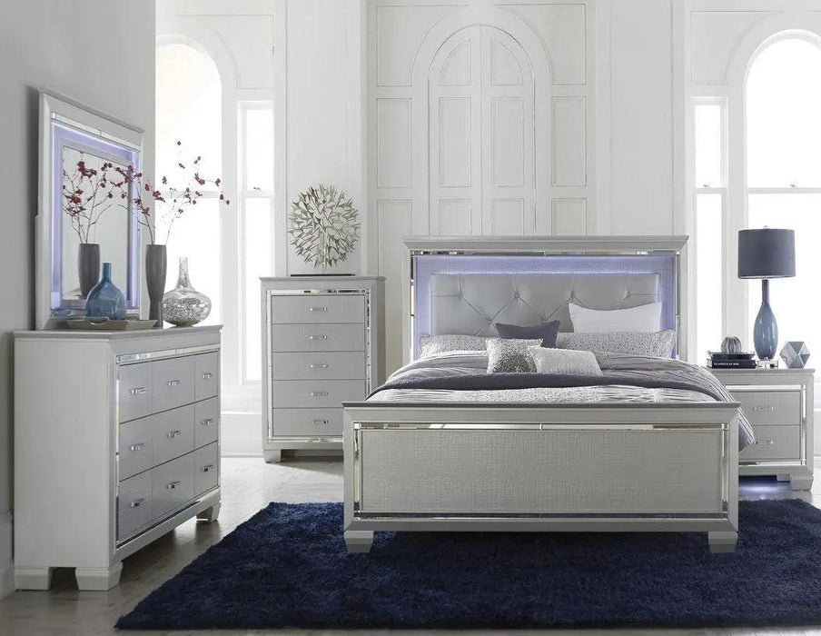 Allura Nightstand In Silver 1916-4 | Homelegance