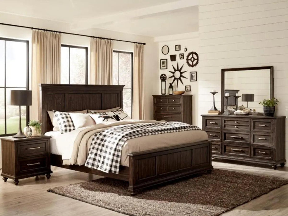 Cardona Nightstand In Driftwood Charcoal 1689-4 | Homelegance
