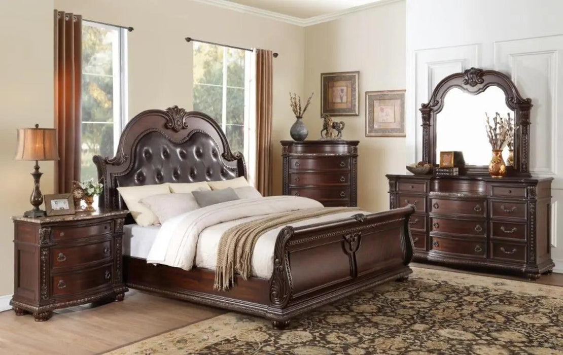 Cavalier Chest In Dark Cherry 1757-9 | Homelegance