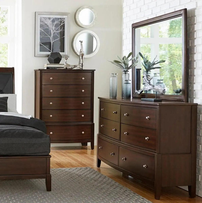 Cotterill 5 Drawer Chest In Cherry 1730-9 | Homelegance