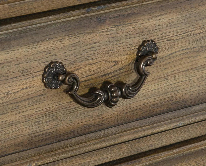 Rachelle 4 Drawer Chest In Weathered Pecan 1693-9 | Homelegance