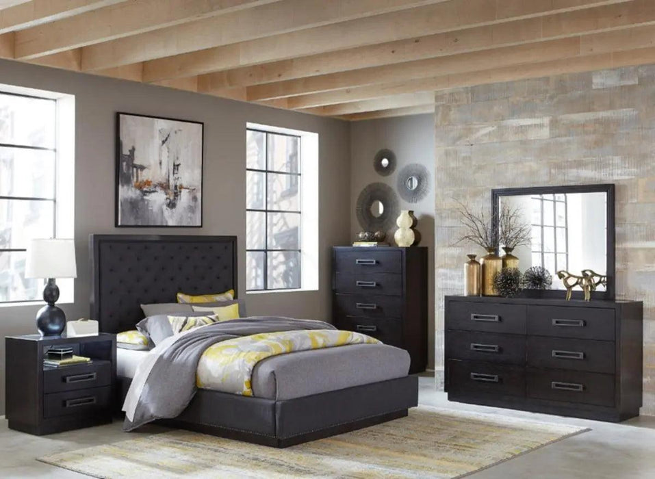 Larchmont Nightstand In Charcoal 5424-4 | Homelegance