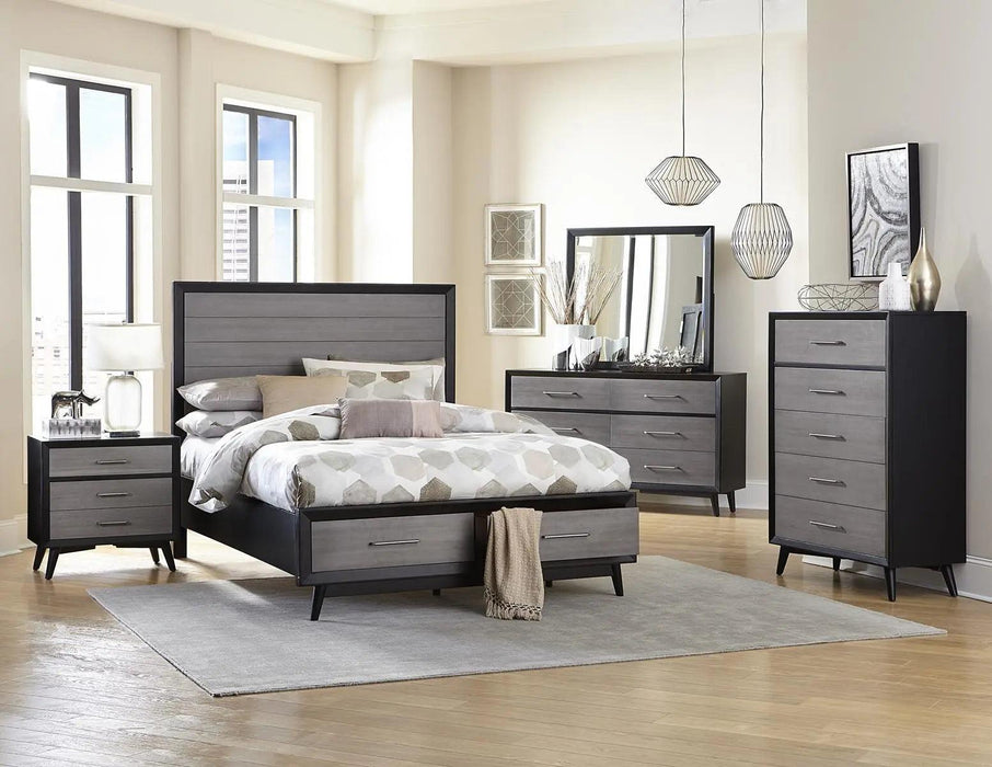 Raku 5 Drawer Chest In Gray 1711-9 | Homelegance