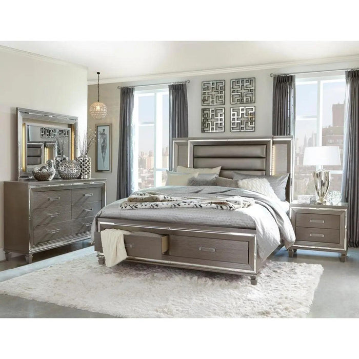 Tamsin Chest In Silver Grey Metallic 1616-9 | Homelegance
