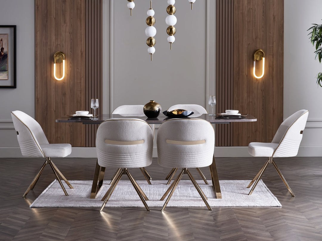 Veronica 6 Person Dining Room Set