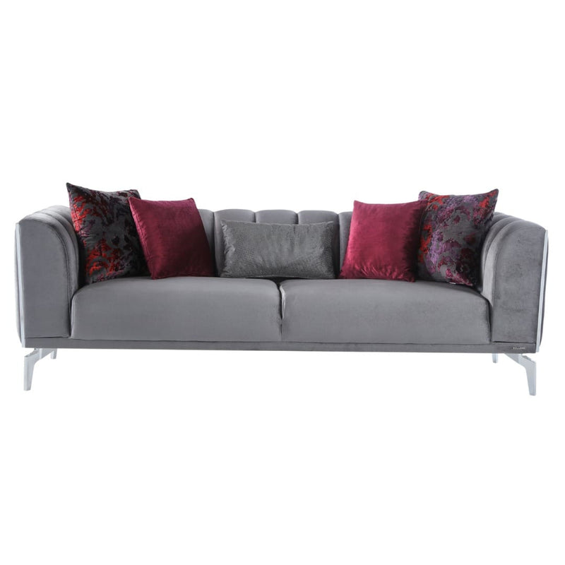 Gravita Deren Anthracite Living Room Set