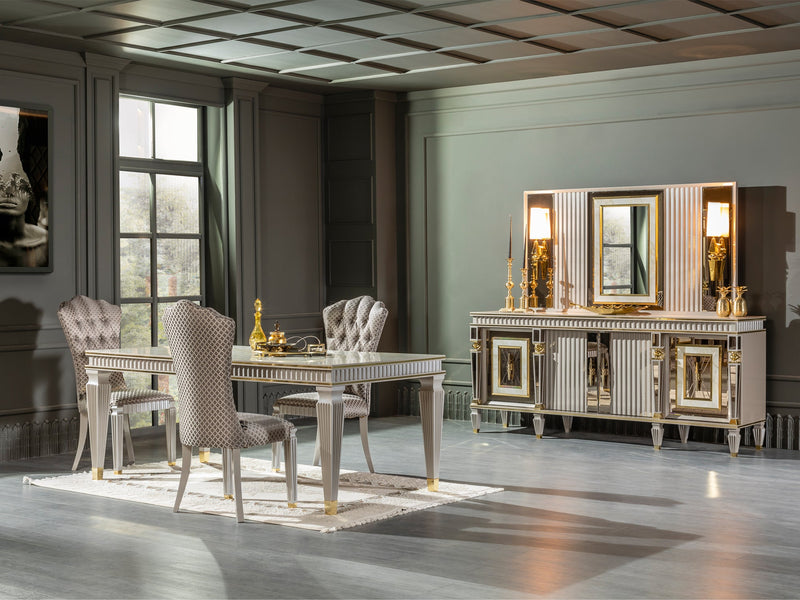Istanbul 6 Person Dining Room Set