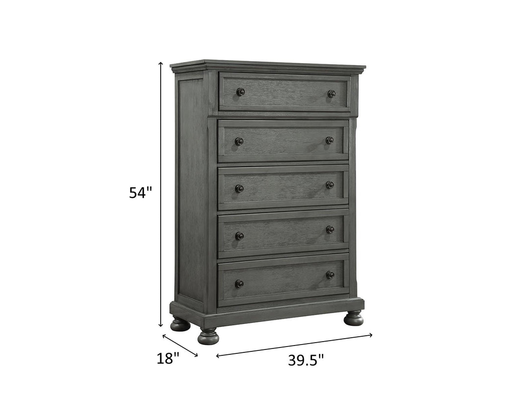 Jackson 39.5" Wide 5 Drawer Chest