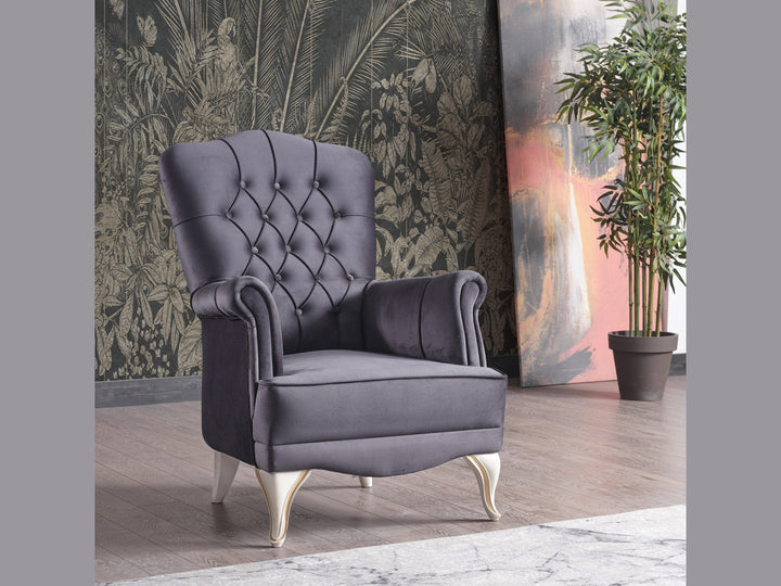 Karizma 32" Wide Tufted Armchair