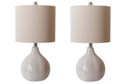 Rainermen Off White 2-Piece Table Lamp Set from Ashley - DMV Furniture