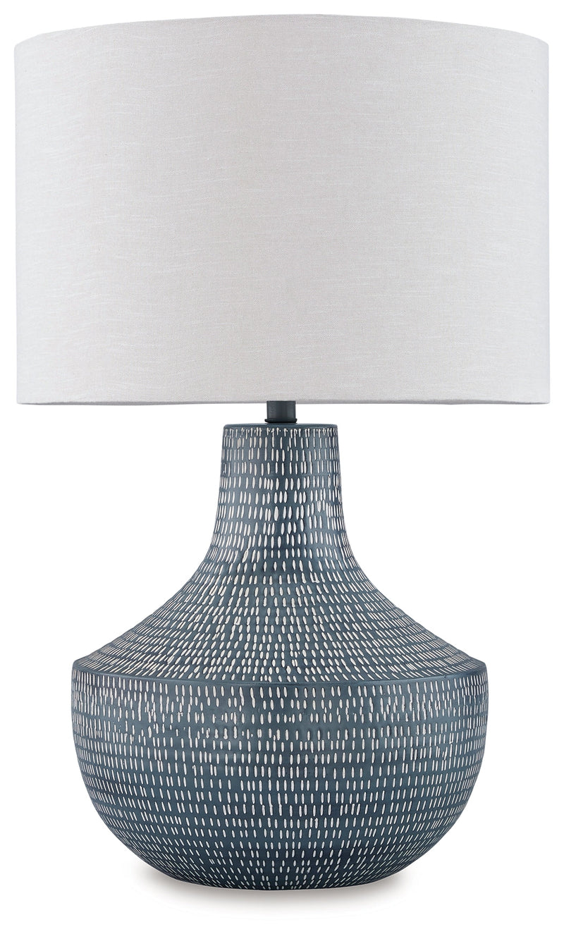 Schylarmont Antique Gray/White 2-Piece Table Lamp Set from Ashley - DMV Furniture
