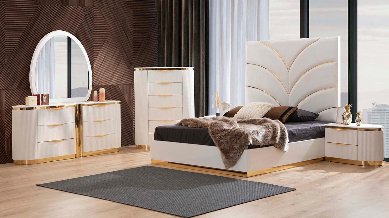 Laura Bedroom Set Collection In White