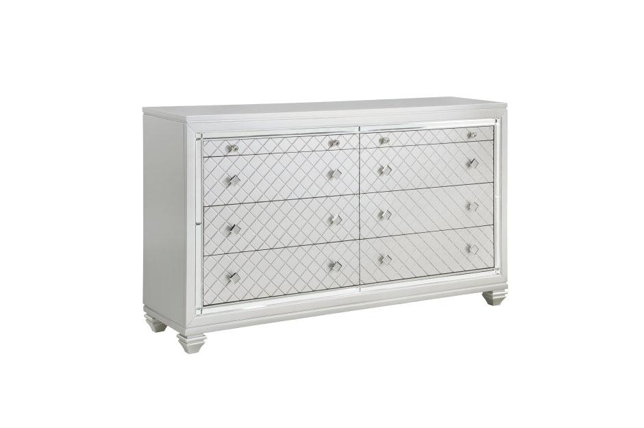 Leesa Bedroom Set In Silver | Homelegance