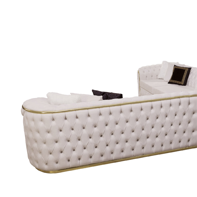 Los Angeles Sectional Cream