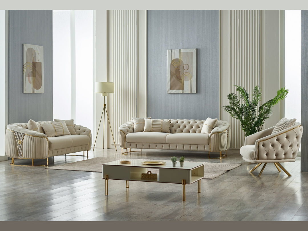 Lucas 80" Wide Tufted Loveseat