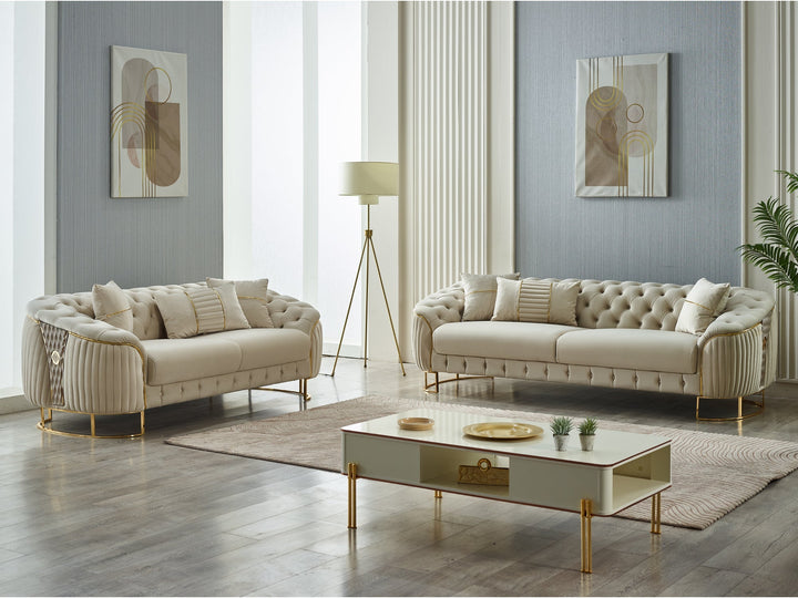 Lucas 80" Wide Tufted Loveseat