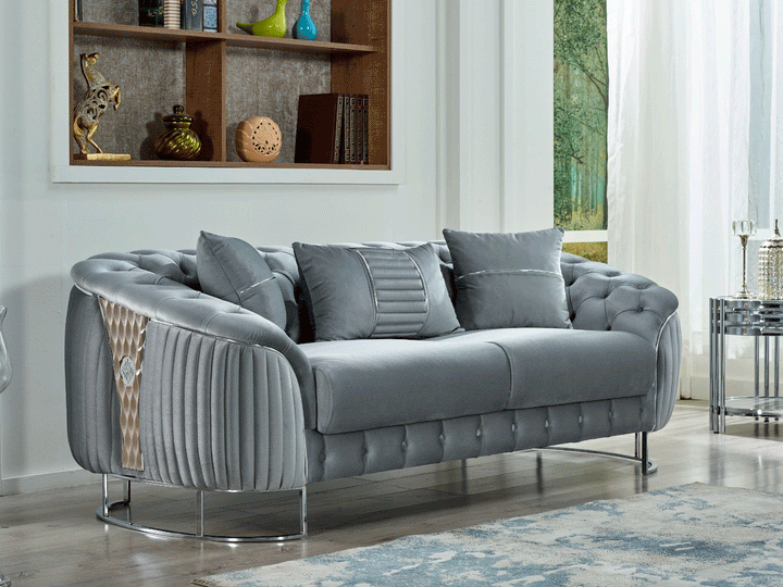 Lucas 80" Wide Tufted Loveseat