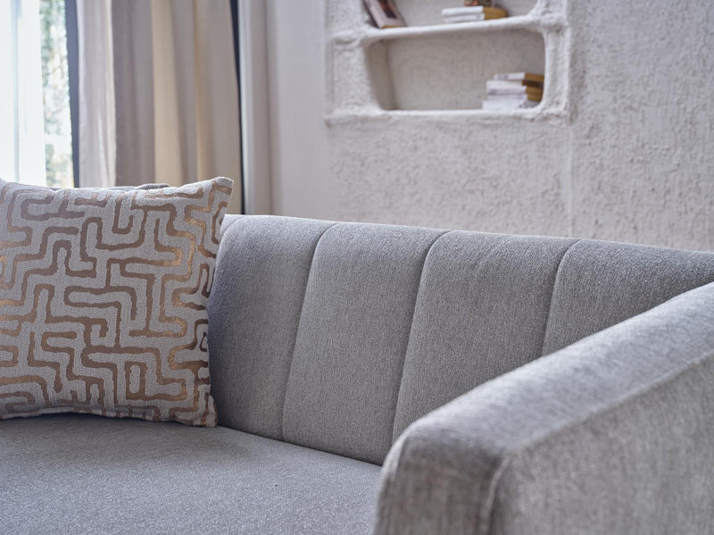 Monroe Merit Gray Living Room Set