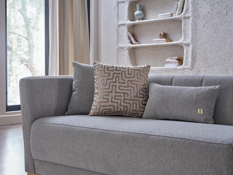 Monroe Merit Gray Living Room Set