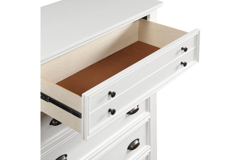 Mackinac 4-Piece Bedroom Set In White | Homelegance
