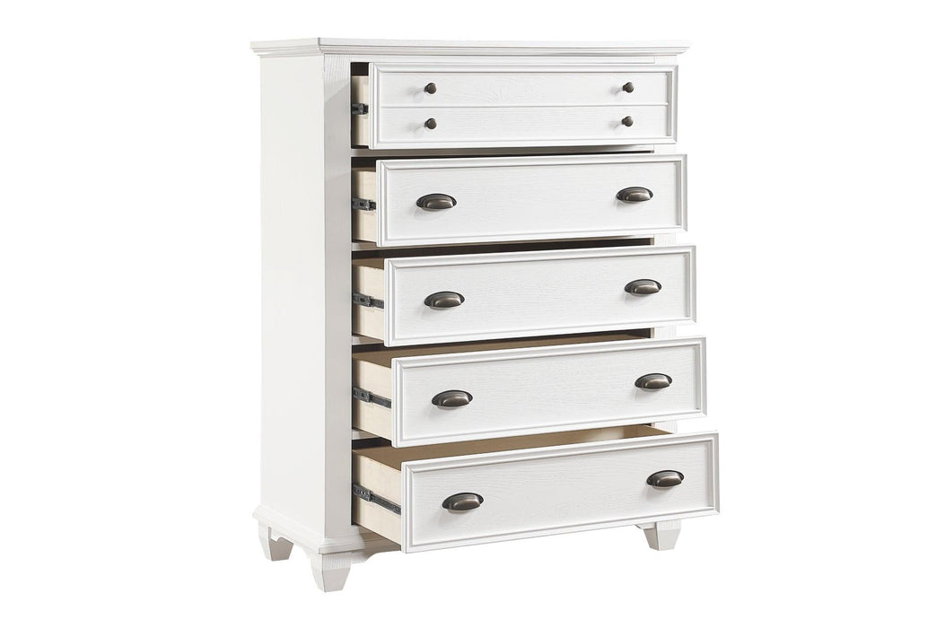 Mackinac 4-Piece Bedroom Set In White | Homelegance