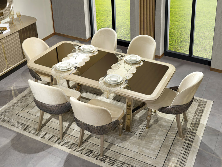 Madrid 6 Person Dining Room Set