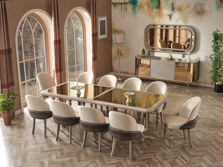 Madrid 12 Person Dining Room Set