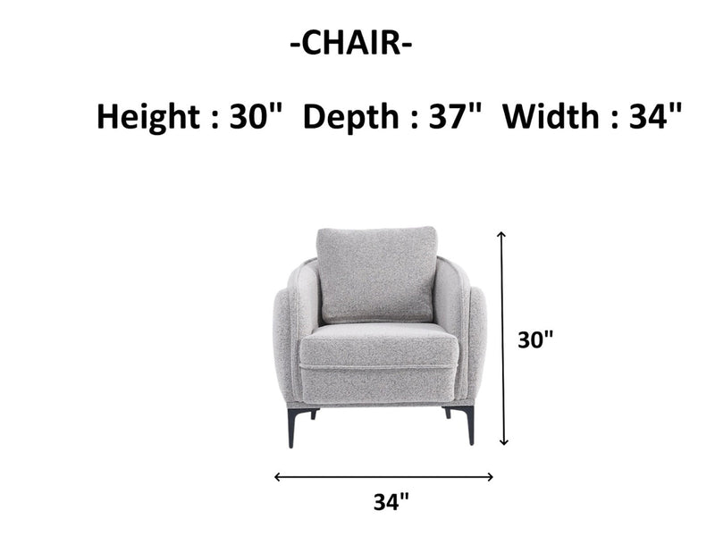 Marsilya 34" Wide Armchair