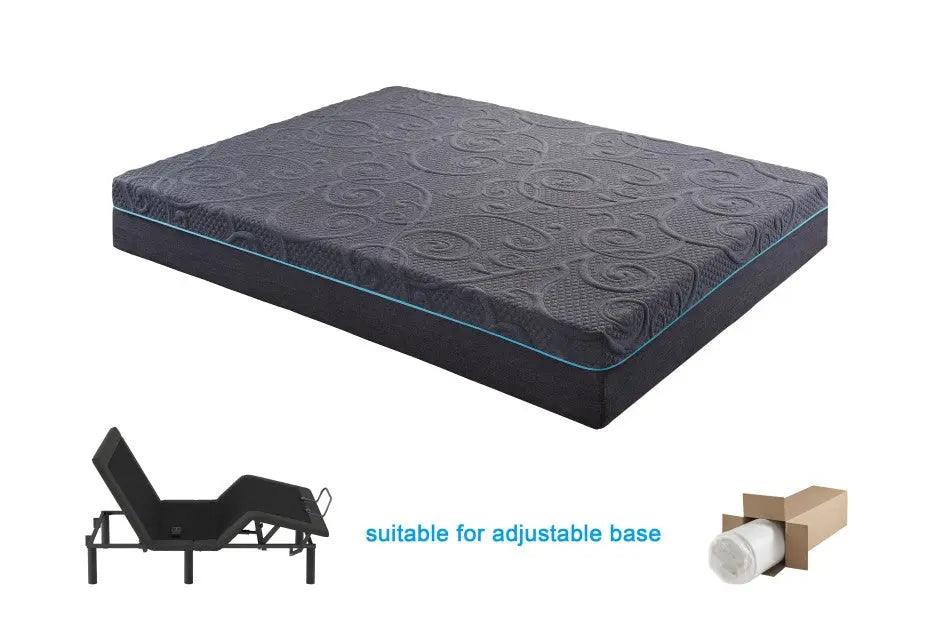 Mira 11 Inch Gel-Infused Memory Foam Hybrid Mattress - Mt-H11 | Homelegance