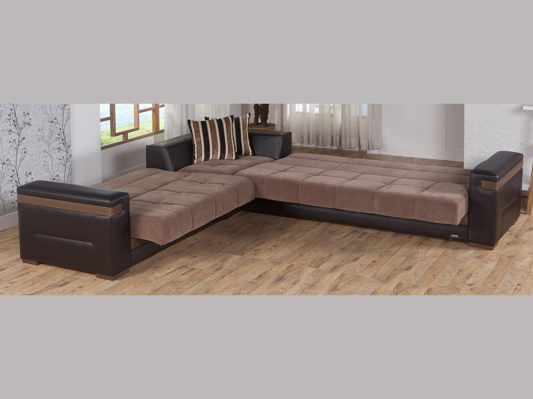 Moon Sectional  (Platin Mustard) 4 Pieces