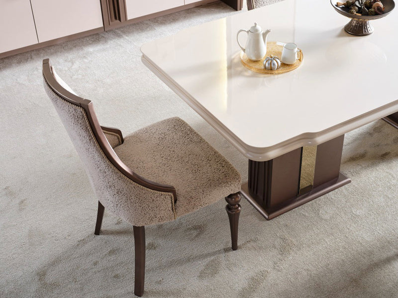 Nirvana Kanss 130" Wide 12 Person Dining Table